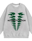 Sweatshirt 'No Pretty Action'