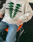 Sweatshirt 'No Pretty Action'