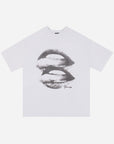 T Shirt With Lips Print