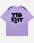 T Shirt With Tedkht Print